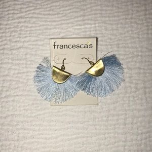 Never worn Francesca’s tassel earrings
